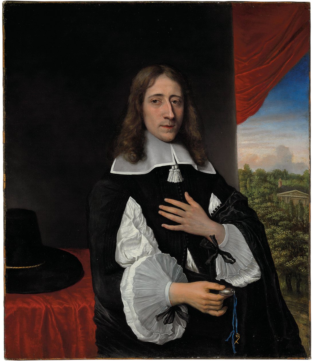 Portret profesora Franciscusa Van Schootena, 1656 autorstwa Phillips de Koninck