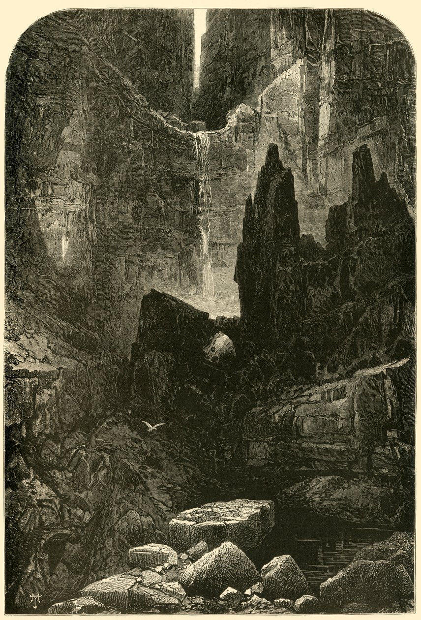 „Mury Wielkiego Kanonu”, 1874. autorstwa Phineas F. Annin