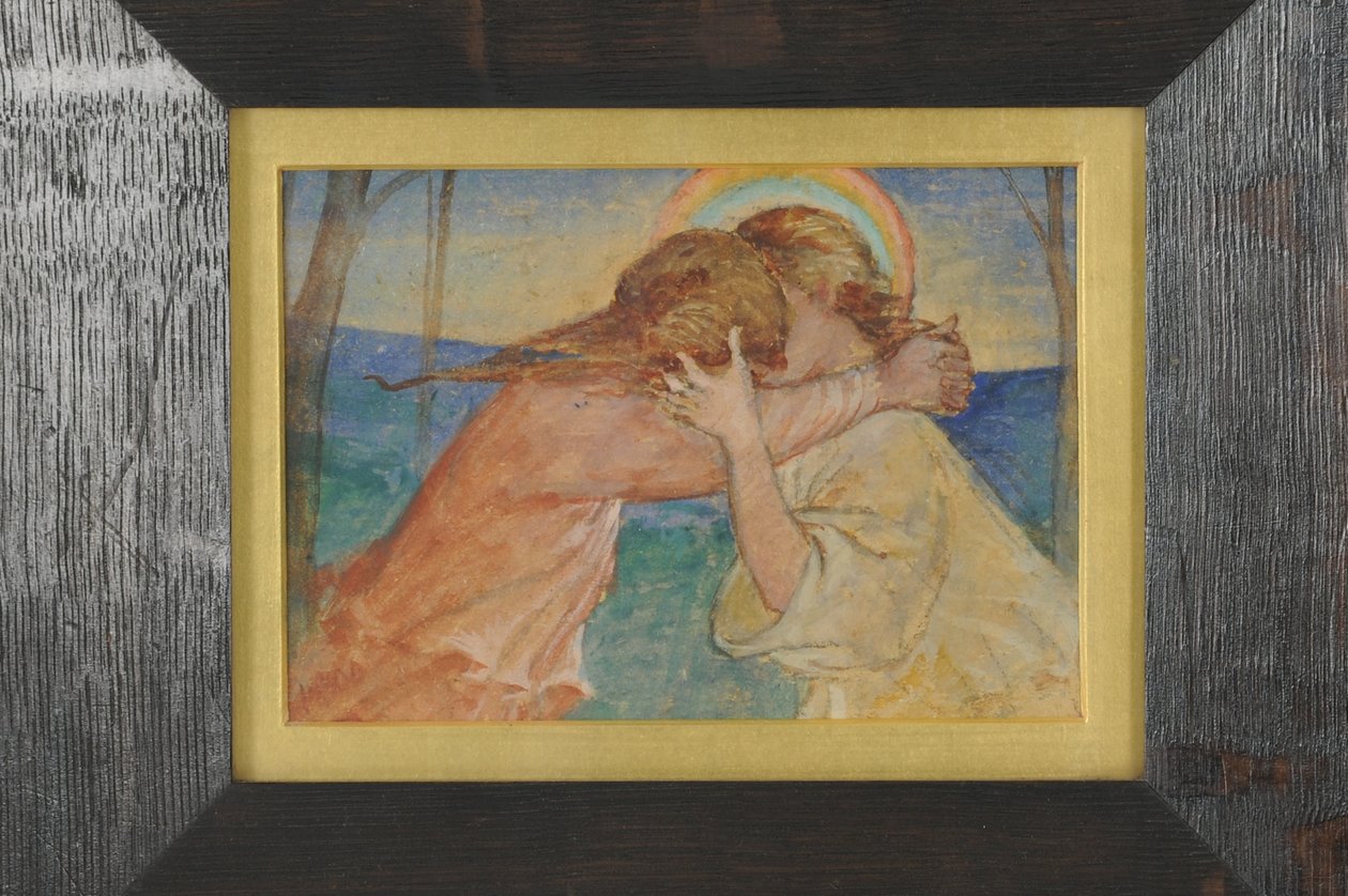 Spotkanie w raju, ok. 1906 autorstwa Phoebe Anna Traquair