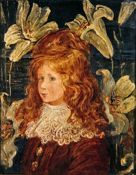 Portret chłopca autorstwa Phoebe Anna Traquair