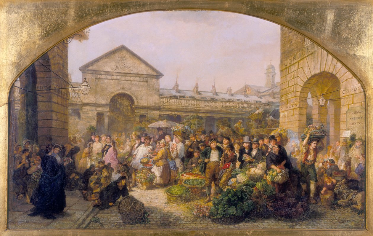 „Targ Covent Garden”, 1864 r. autorstwa Phoebus Levin