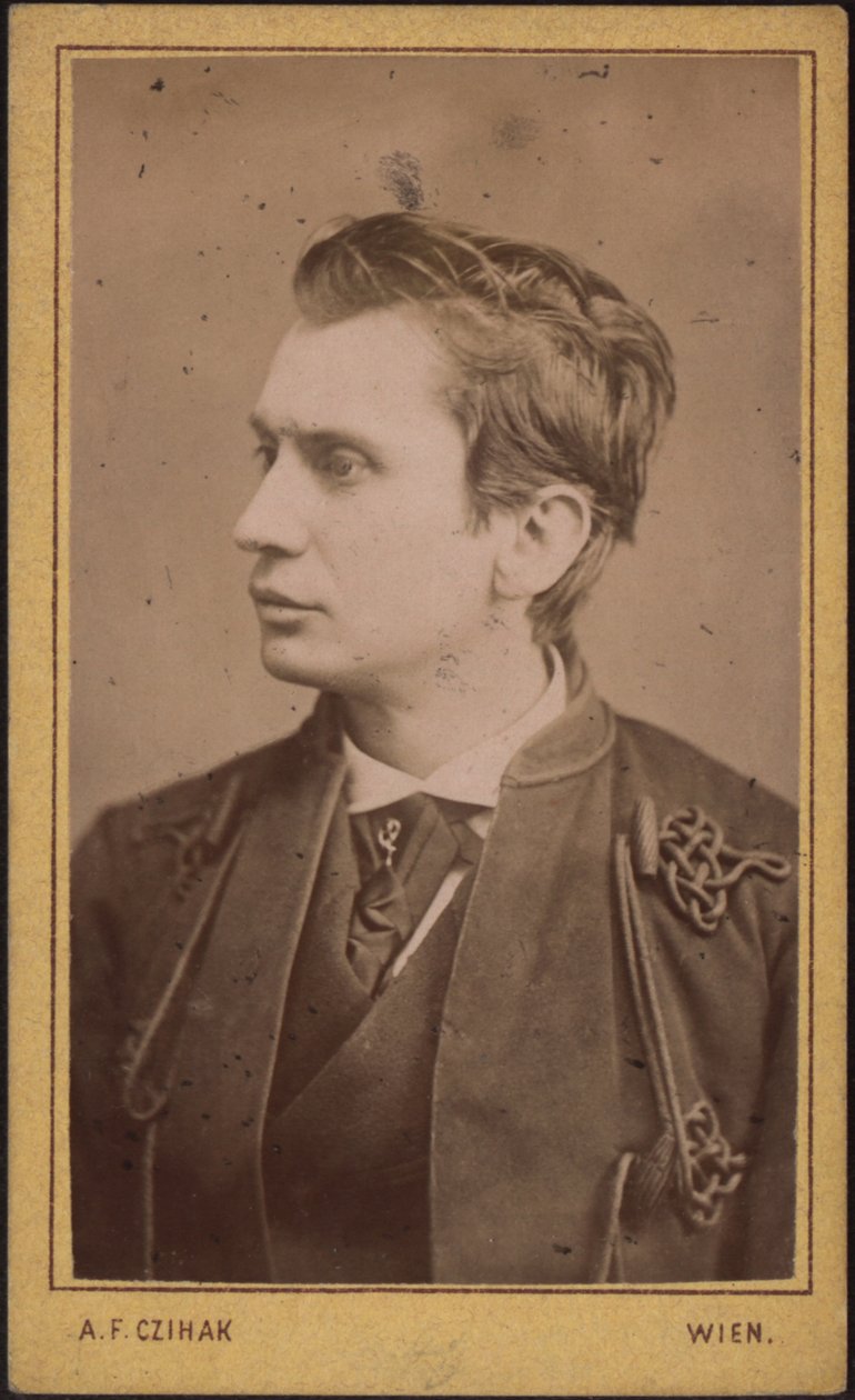 Leopold von Sacher-Masoch 1836-1895, c. 1880 autorstwa Photo studio Adolf F. Czihak.