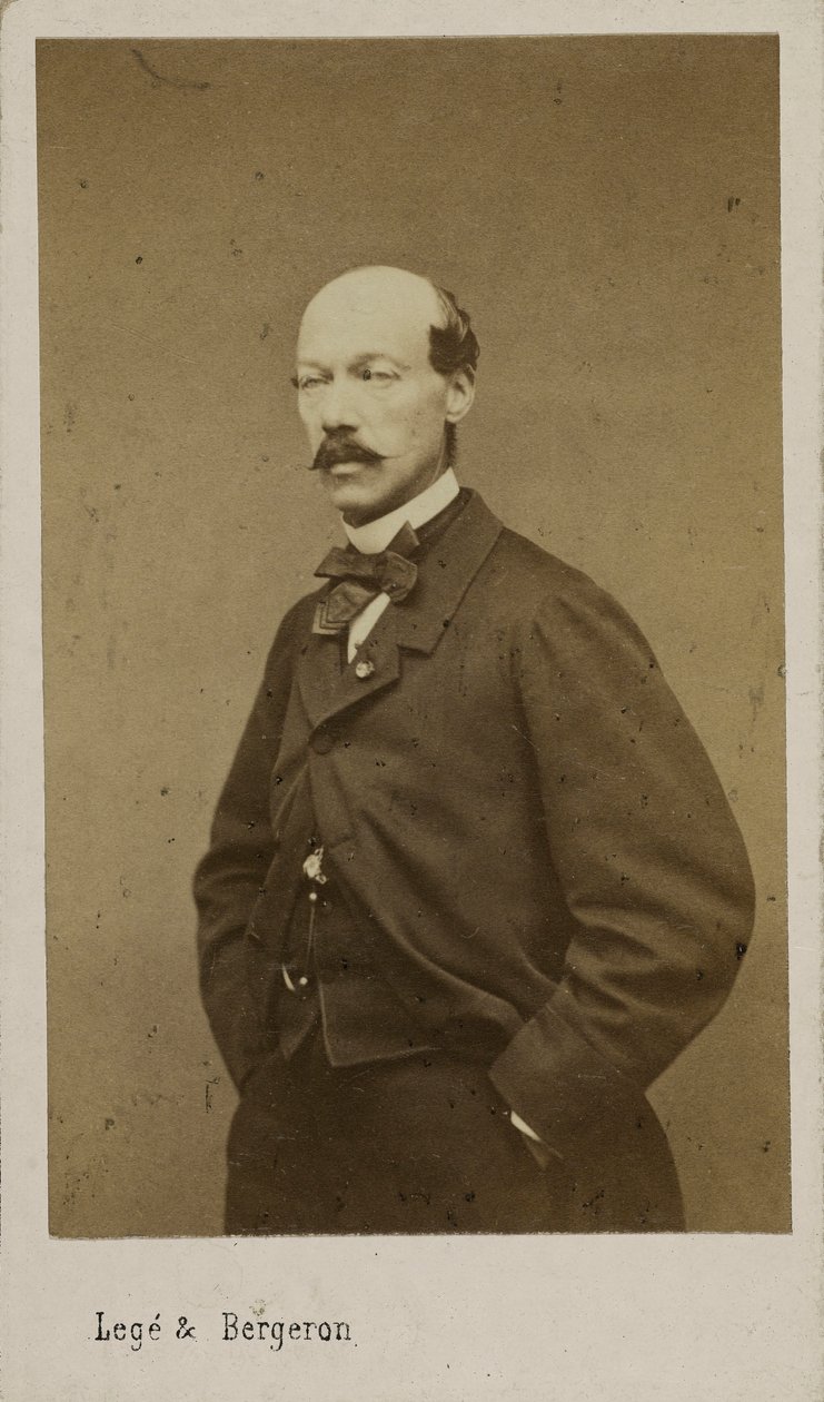 Portret kompozytora Alexandre Batty 1816-1902, ok. 1930 r. 1880. autorstwa Photo studio Legé and Bergeron.