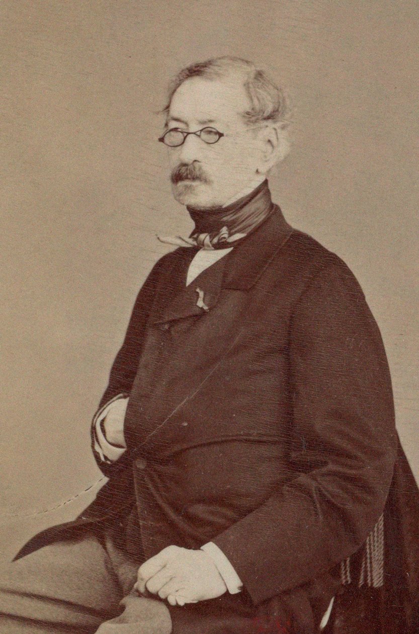 Portret kompozytora Charlesa-François Plantade 1787-1870, lata 60. XIX wieku. autorstwa Photo studio Nadar.
