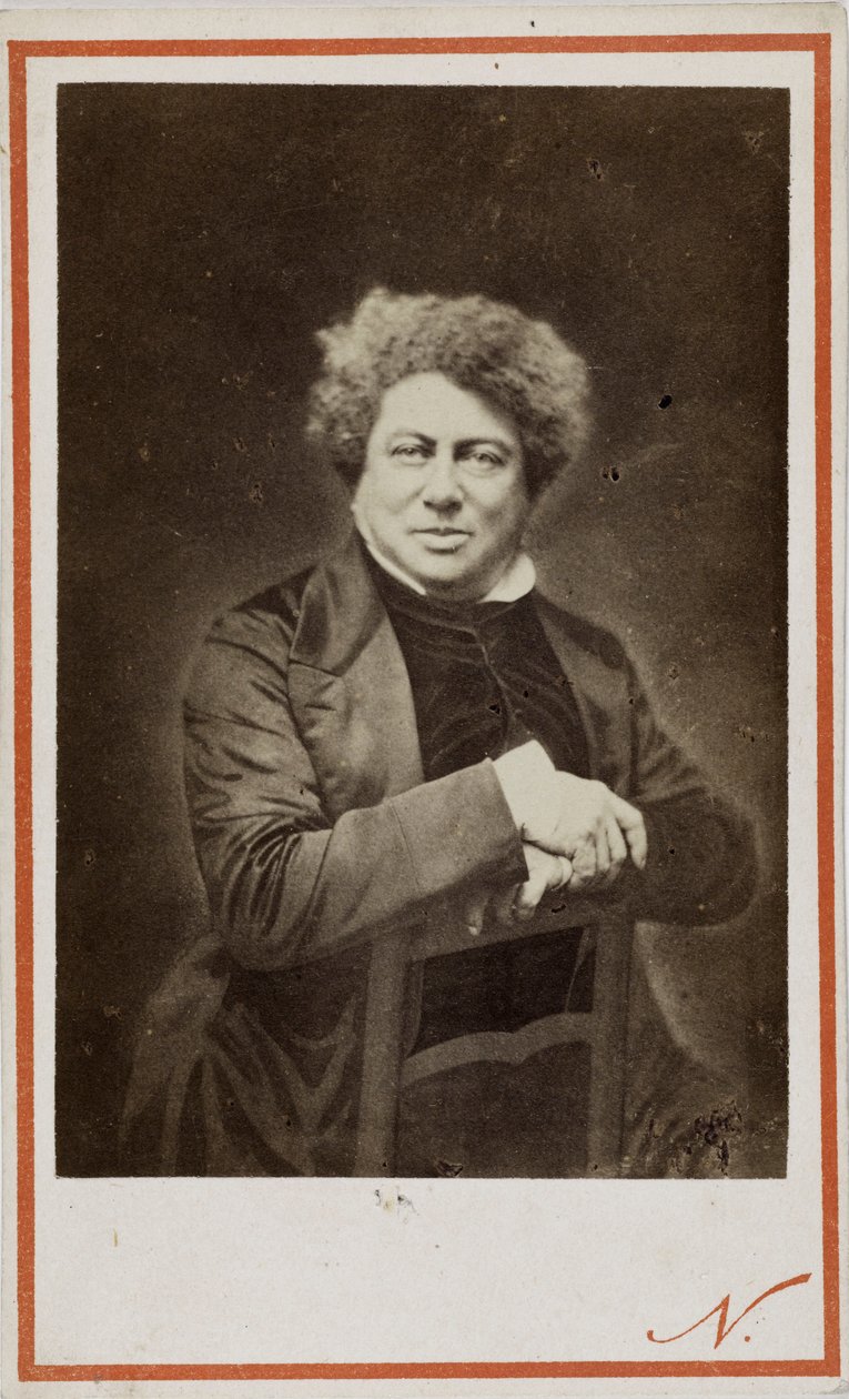 Autor Alexandre Dumas ojciec 1802-1870, 1870. autorstwa Photo studio Nadar.