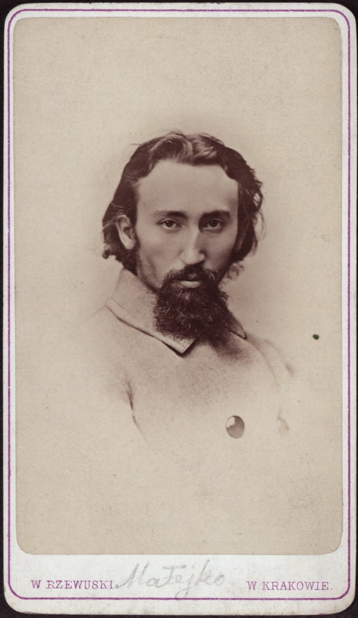 Portrait of Jan Matejko 1838-1893, c. 1880. autorstwa Photo studio Waleri Rzewuski.