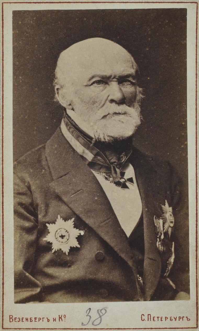 Portret Nikołaja Iwanowicza Pirogowa 1810-1881 autorstwa Photo studio Wesenberg