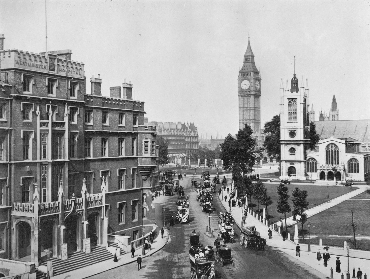 Szerokie Sanktuarium, Westminster, c1910 1911 autorstwa Photochrom Co Ltd of London
