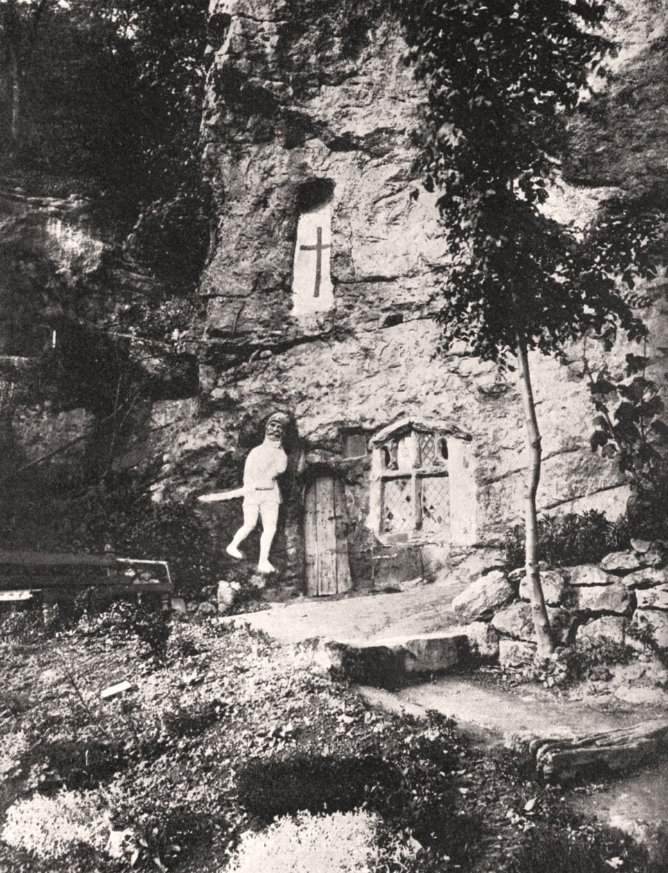 Kaplica św. Roberta, Knaresborough, 1924-1926. autorstwa Photochrom Co Ltd of London