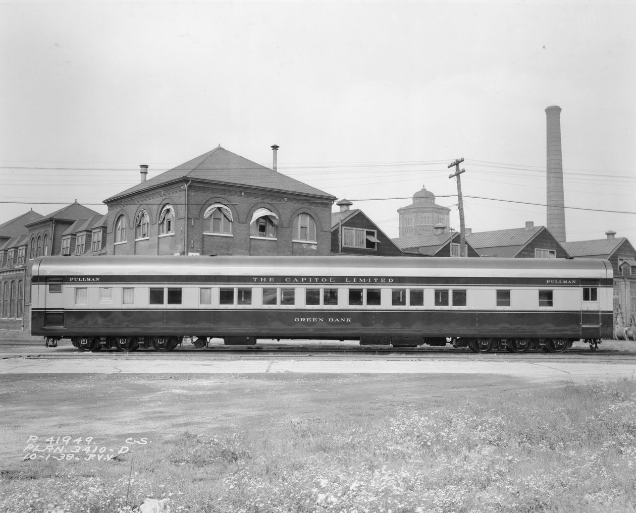 Samochód, Midwest MS Pullman, bx.6, Fl.454, Green Bank autorstwa Photographer American