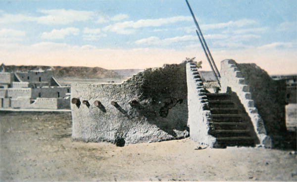 Budynek Estufa, Nowy Meksyk, ok. 1920 (zdjęcie) autorstwa Photographer American