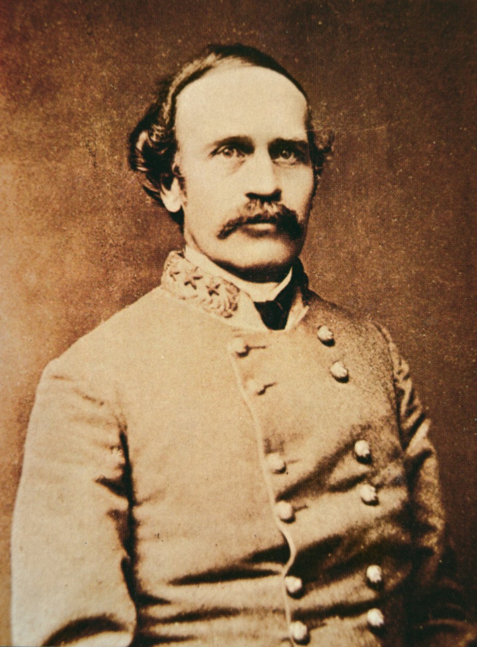 Portret Bushroda Johnsona (zdjęcie czarno-białe) autorstwa Photographer American