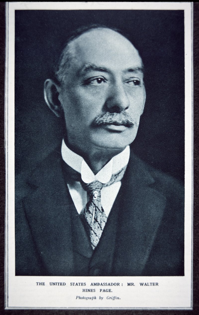 Walter Hines Page (1855-1918) (zdjęcie czarno-białe) autorstwa Photographer American