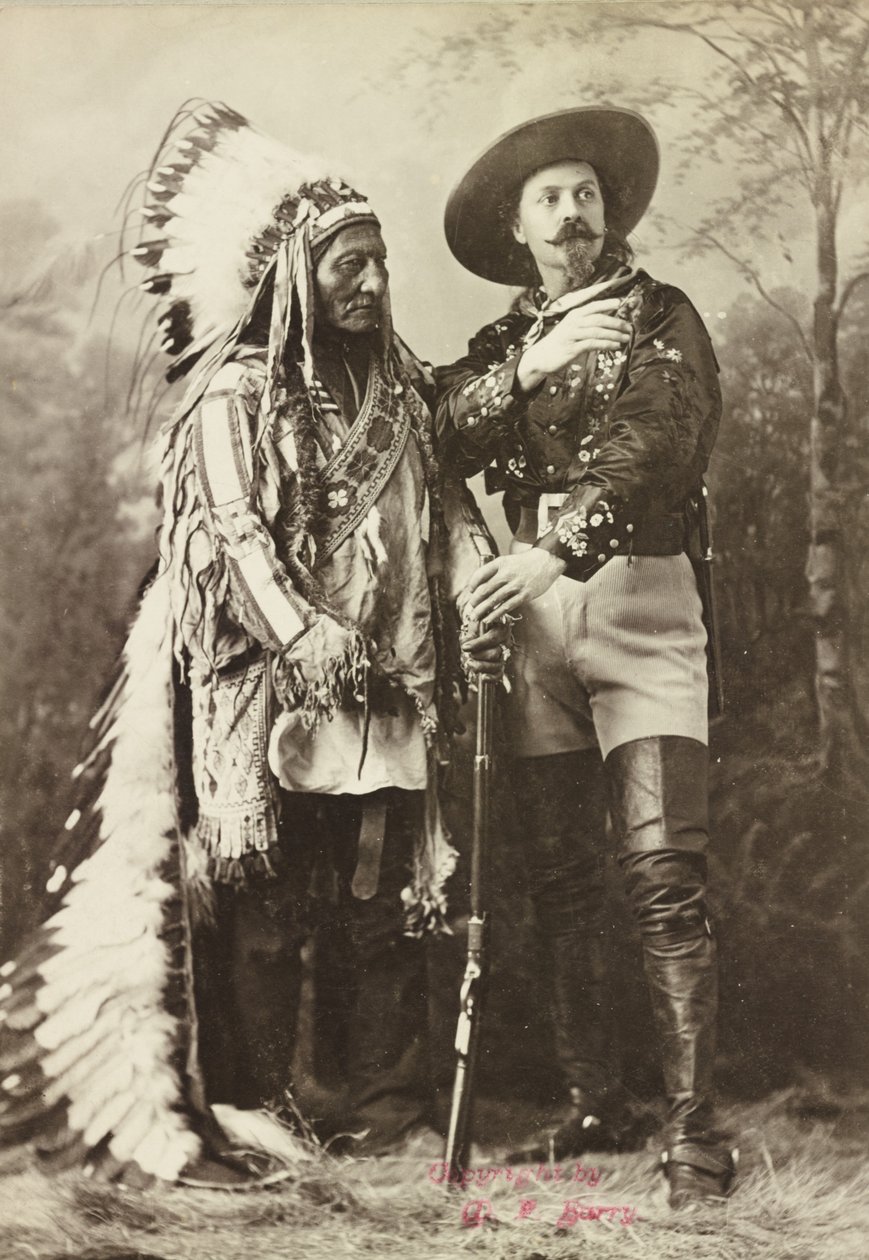 Siedzący Byk i Buffalo Bill autorstwa Photographer Canadian