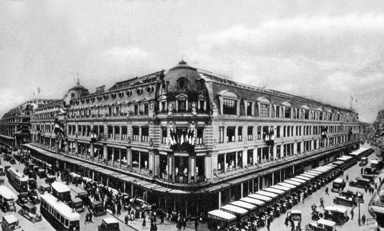 Dobry Rynek, ok. 1910 (czarno-białe zdjęcie) autorstwa Photographer French