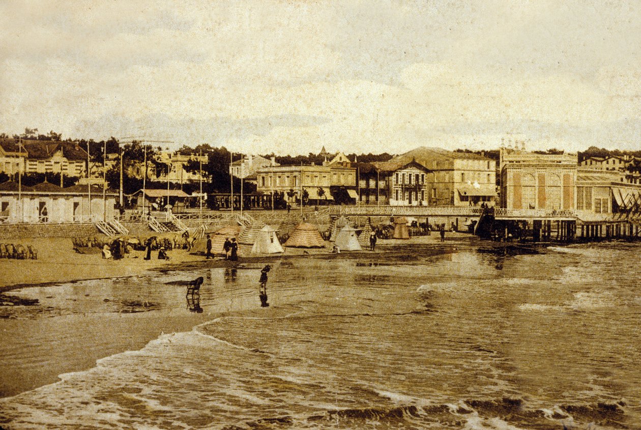 Plaża, Royan Pontaillac autorstwa Photographer French