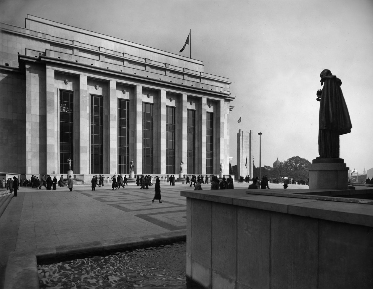 Esplanada do Trocadero na Paróquia autorstwa Photographer French