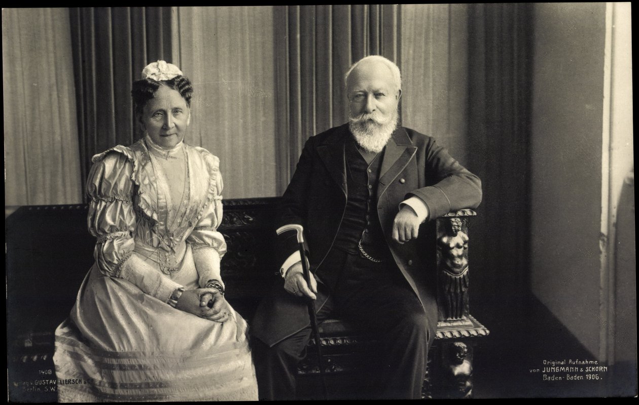 Wielka księżna Luiza Badeńska, Fryderyk I, Liersch autorstwa Photographer German
