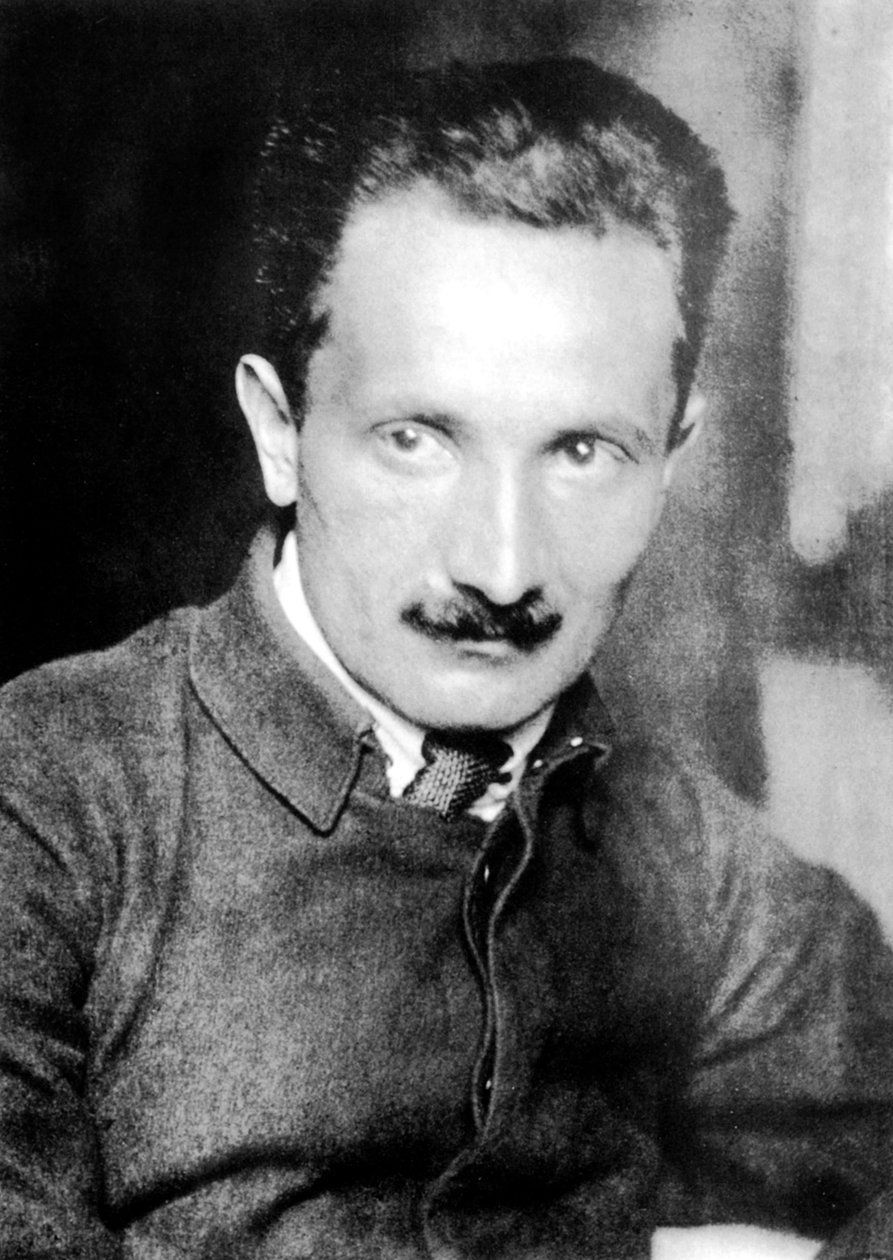 Martin Heidegger, ok. 1920 r. (zdjęcie czarno-białe) autorstwa Photographer German