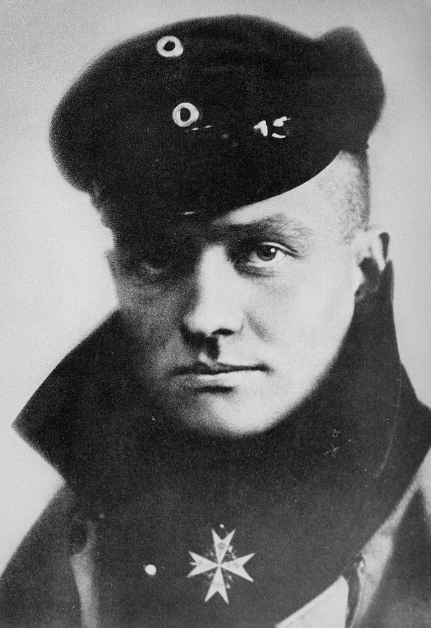 Czerwony Baron (zdjęcie czarno-białe) autorstwa Photographer German