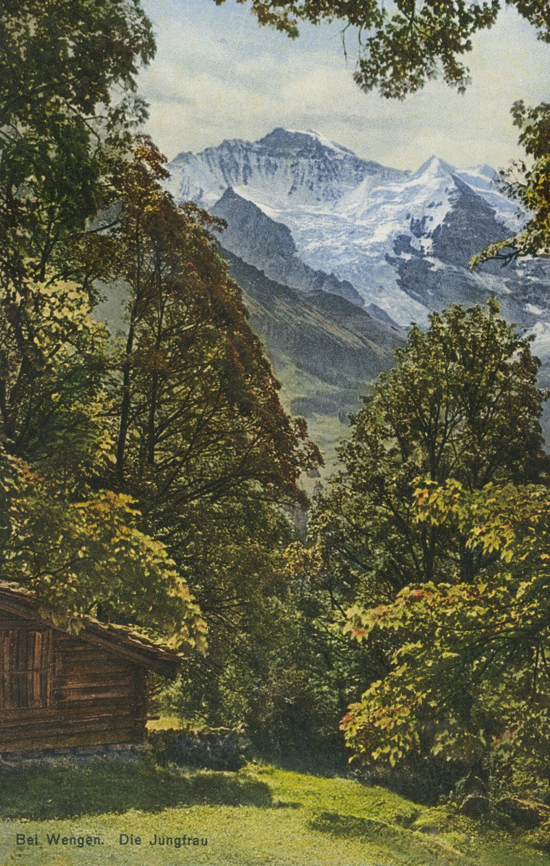 Wengen, Szwajcaria (zdjęcie kolorowe) autorstwa Photographer Swiss