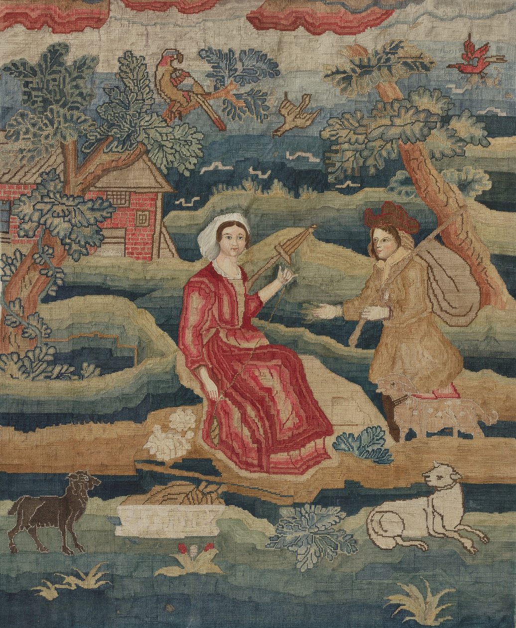 Panel igłowy, c. 1939. autorstwa Phyllis Dorr