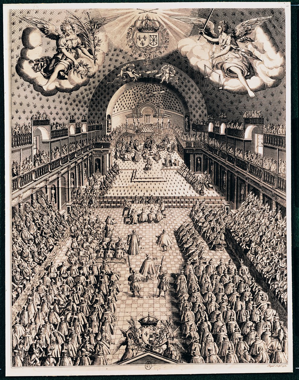 Stan Generalny w Teatrze Burbon, 27 października 1614 r autorstwa Picquet