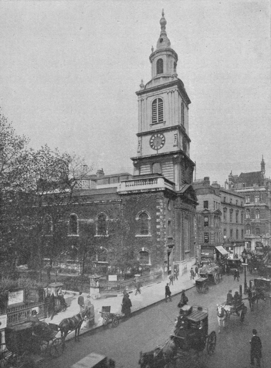 Kościół St Botolph-bez-Bishopsgate, City of London, c1890 1911 autorstwa Pictorial Agency