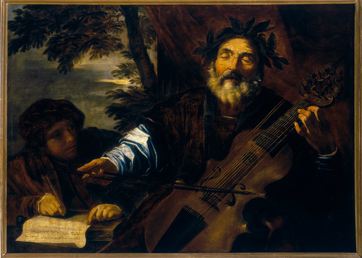 Homera autorstwa Pier Francesco Mola