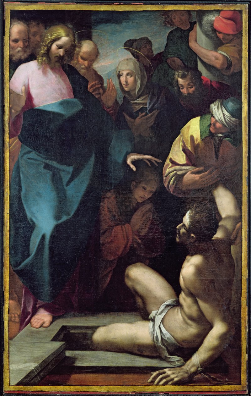 Zmartwychwstanie Łazarza autorstwa Pier Francesco Morazzone