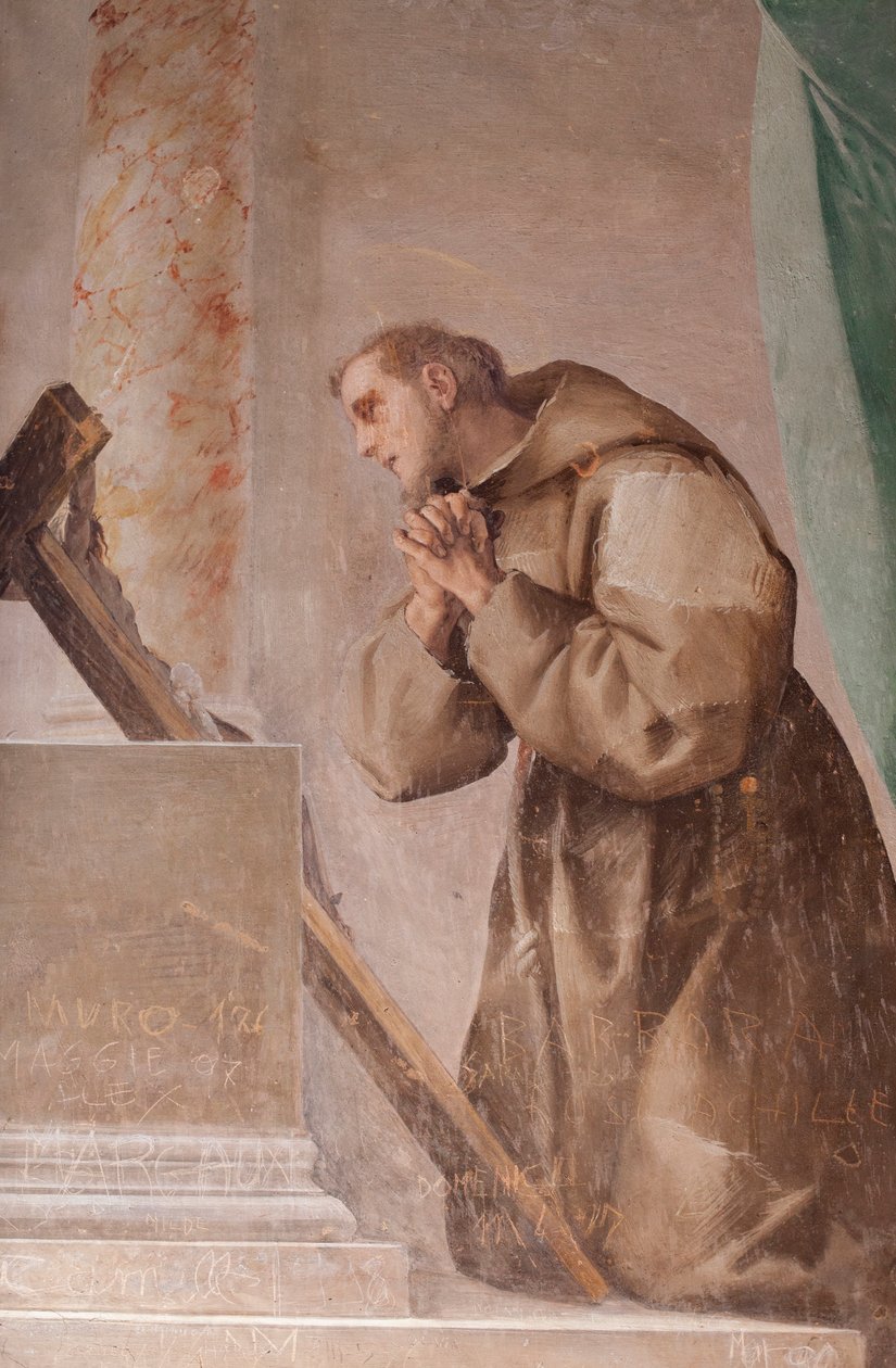 Modlitwa św. Franciszka o zbawienie autorstwa Pier Francesco Morazzone