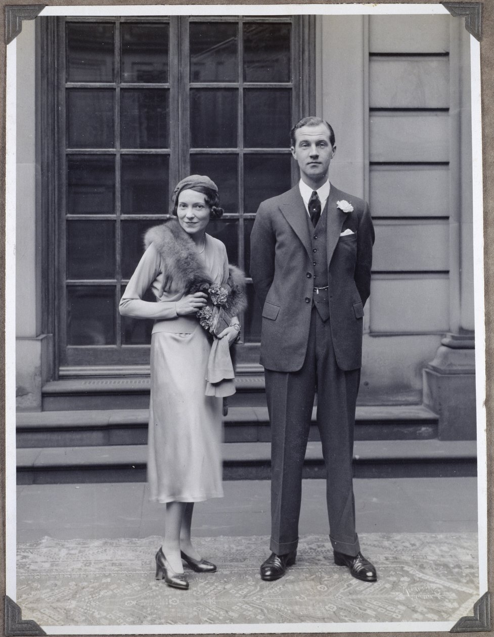 Lord Charles Cavendish i Adele Astaire w dniu ślubu autorstwa Blaise Nicolas Le Sueur