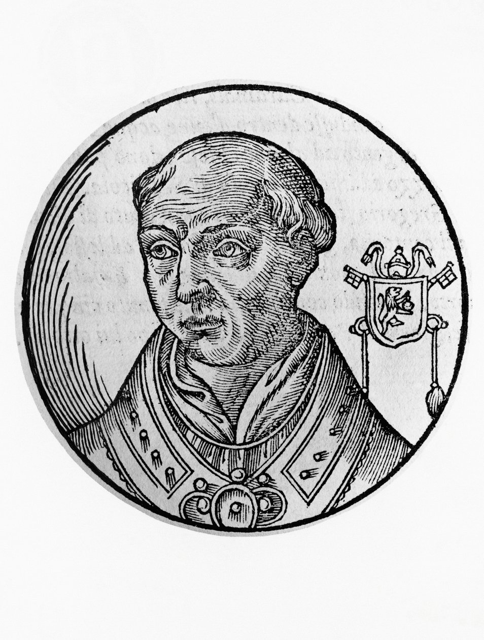 Portret Kaliksta II (Guy de Burgundy, ok. 1060-1124) autorstwa Blaise Nicolas Le Sueur