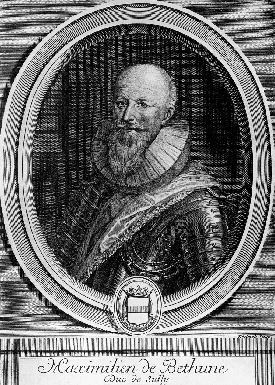 Portret Maksymiliena de Bethune autorstwa Blaise Nicolas Le Sueur
