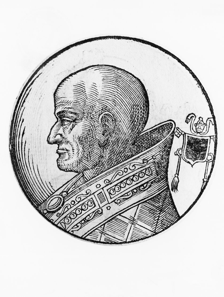 Portret Sergiusza III (zm. 911) autorstwa Blaise Nicolas Le Sueur