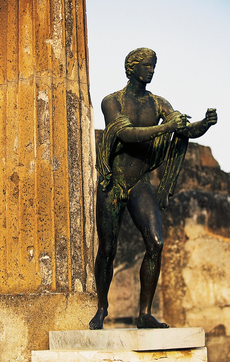 Posąg boga Apolla, Pompeje (Lista Światowego Dziedzictwa UNESCO) autorstwa Blaise Nicolas Le Sueur
