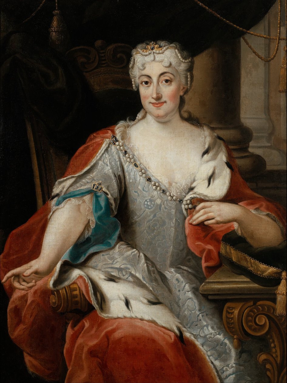 Portret Marii Klementyny Sobieskiej (?) autorstwa Pier Leone Ghezzi