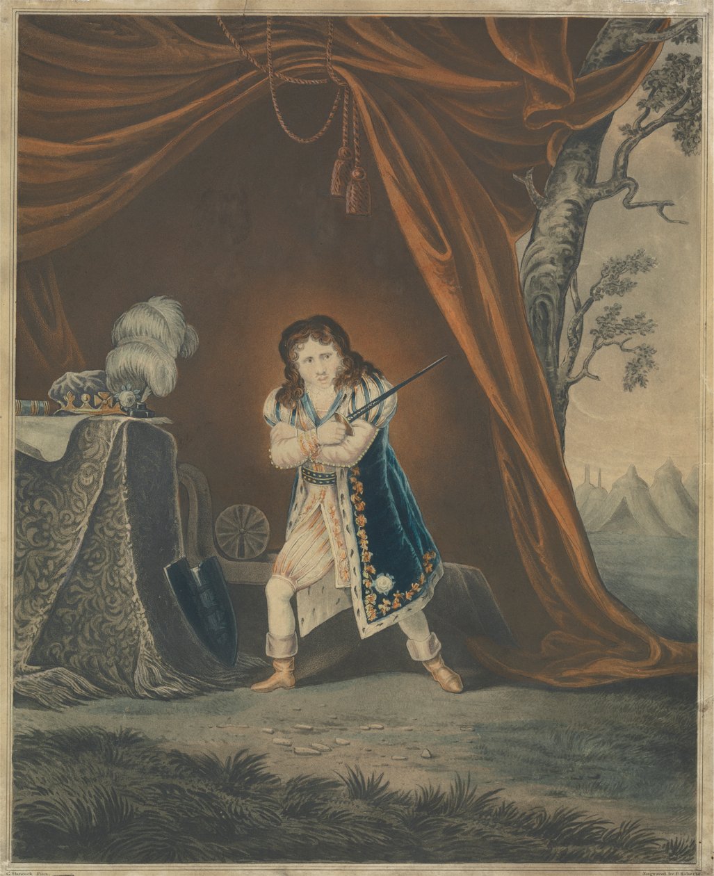 Ryszard III w swoim namiocie - „Ryszard III”, akt V, scena III autorstwa Piercy Roberts