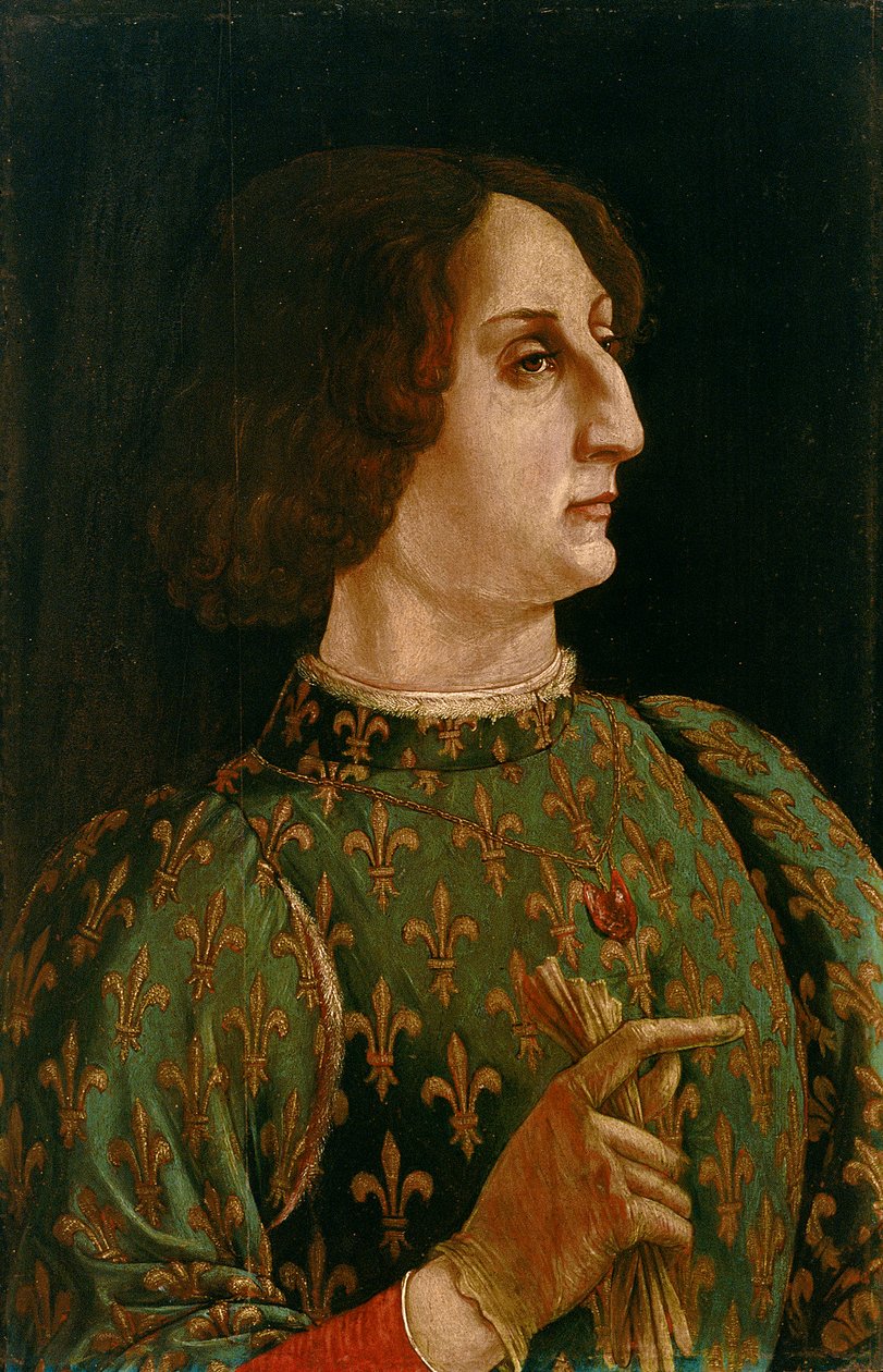 Portret Galeazza Marii Sforza autorstwa Piero del Pollaiolo