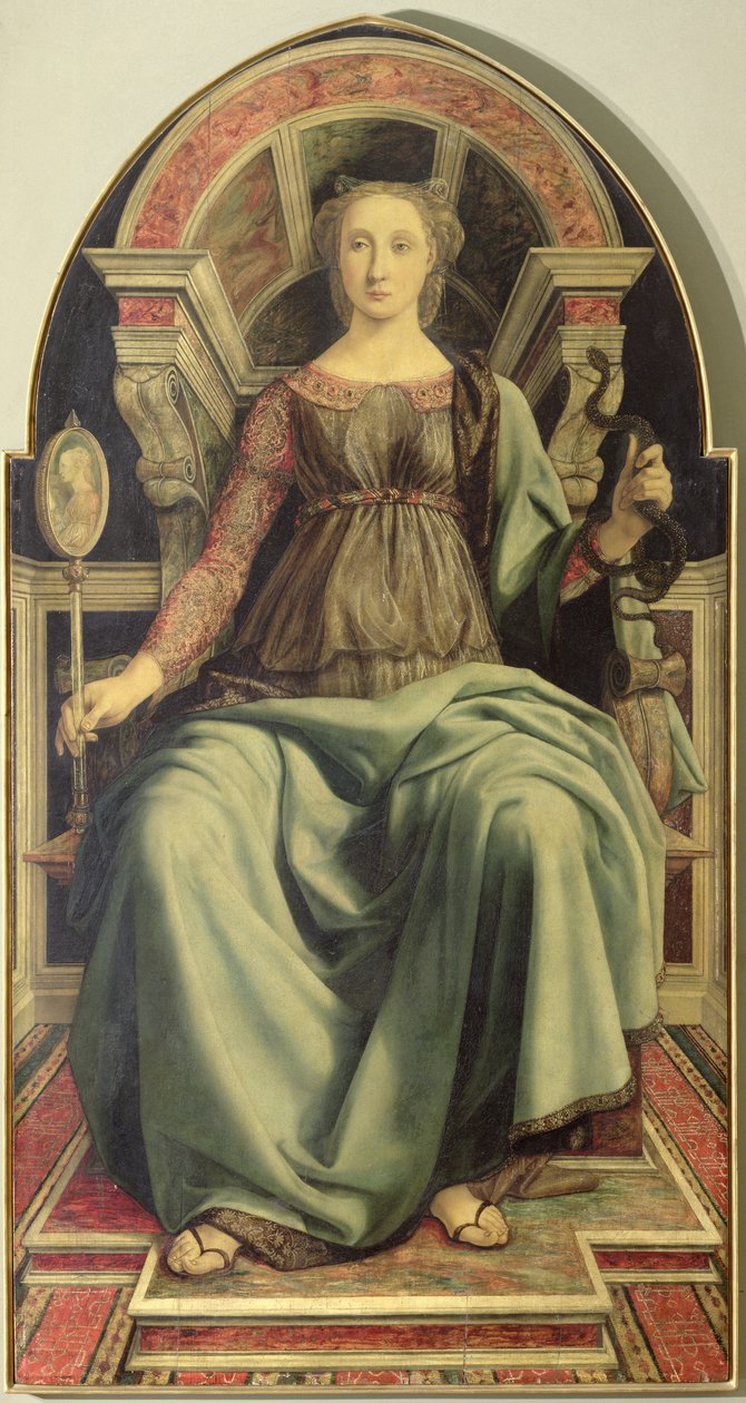 Roztropność, ok. 1470 (tempera na panelu) autorstwa Piero del Pollaiolo