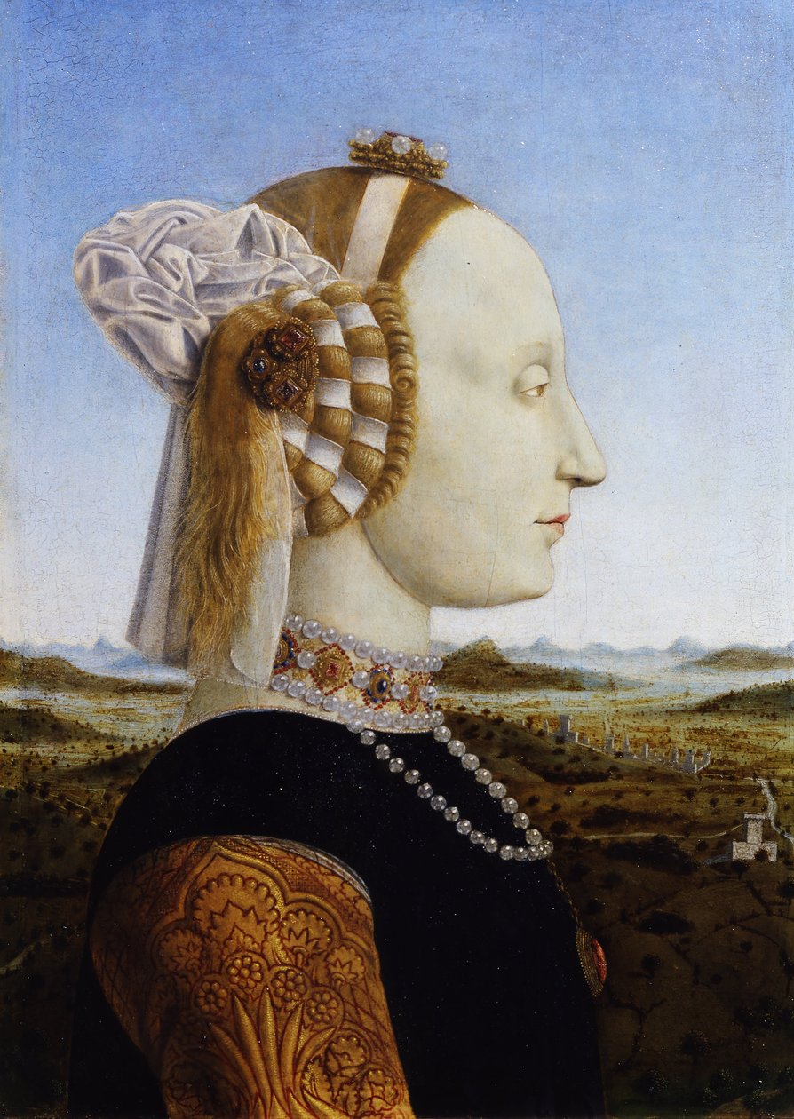 Portrety księcia i księżnej Urbino, Federica da Montefeltro i Battisty Sforzy autorstwa Piero della Francesca