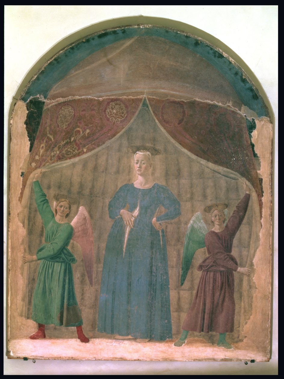 Madonna del Parto, ok. 1460 (przed renowacją) (patrz także 169194) autorstwa Piero della Francesca
