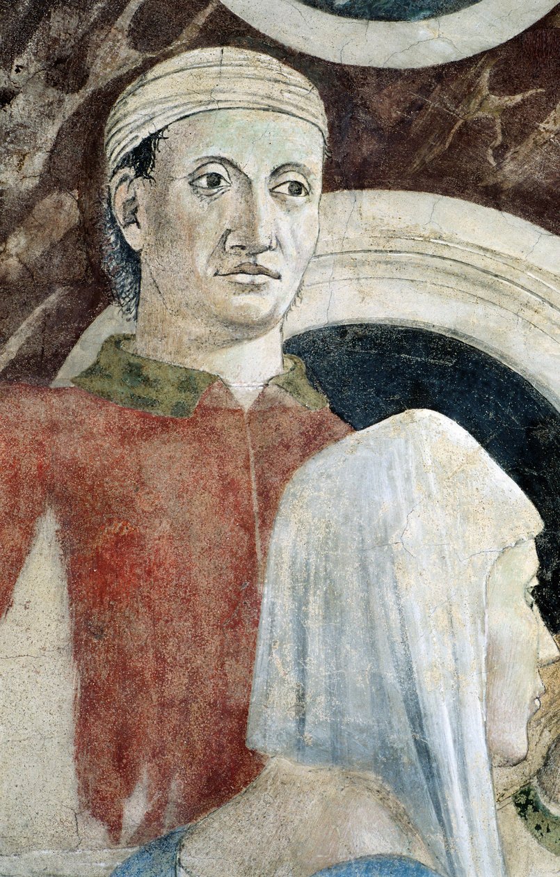 Fragment Legendy o Prawdziwym Krzyżu przedstawiający odkrycie i weryfikację Prawdziwego Krzyża, autorstwa Piero della Francesca autorstwa Piero della Francesca