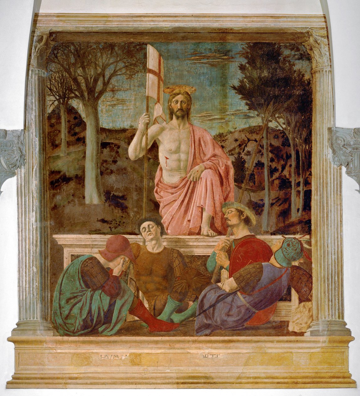 Zmartwychwstanie autorstwa Piero della Francesca