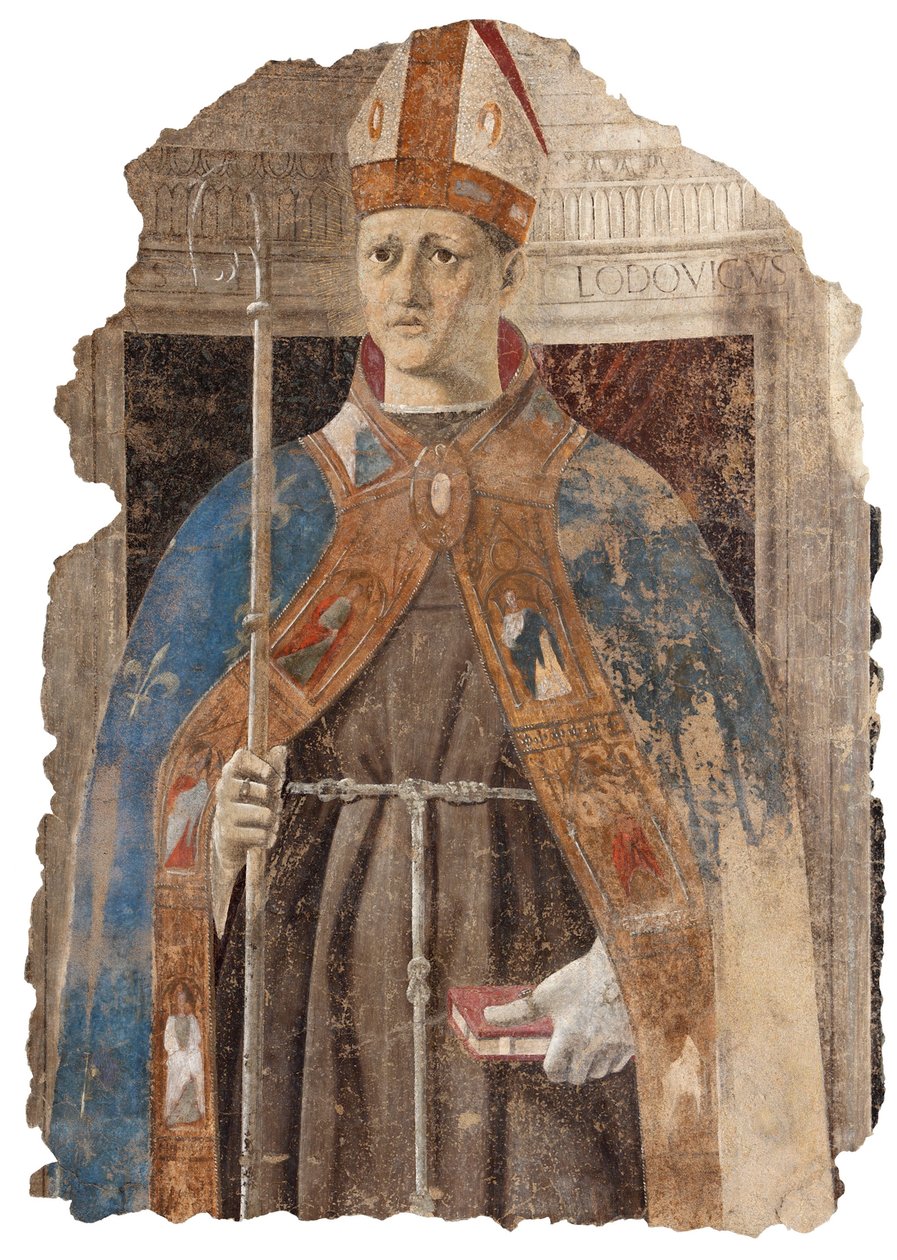 Święty Ludwik z Tuluzy, 1460. autorstwa Piero della Francesca