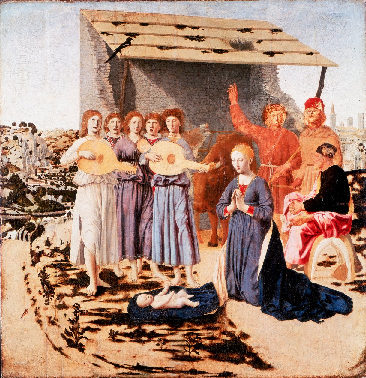 Narodzenia Pańskiego, 1470-1475 autorstwa Piero della Francesca