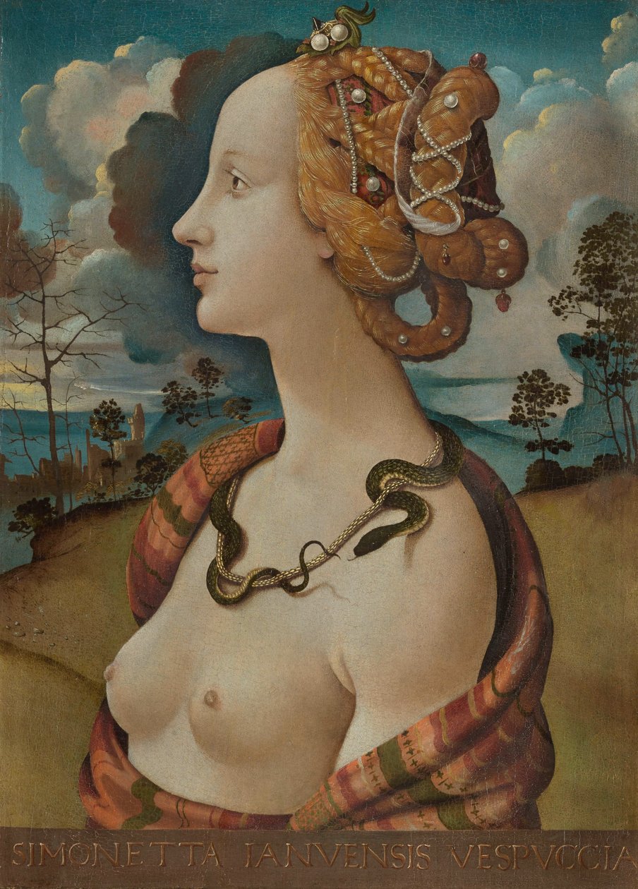 Portret Simonetty Vespucci autorstwa Piero di Cosimo