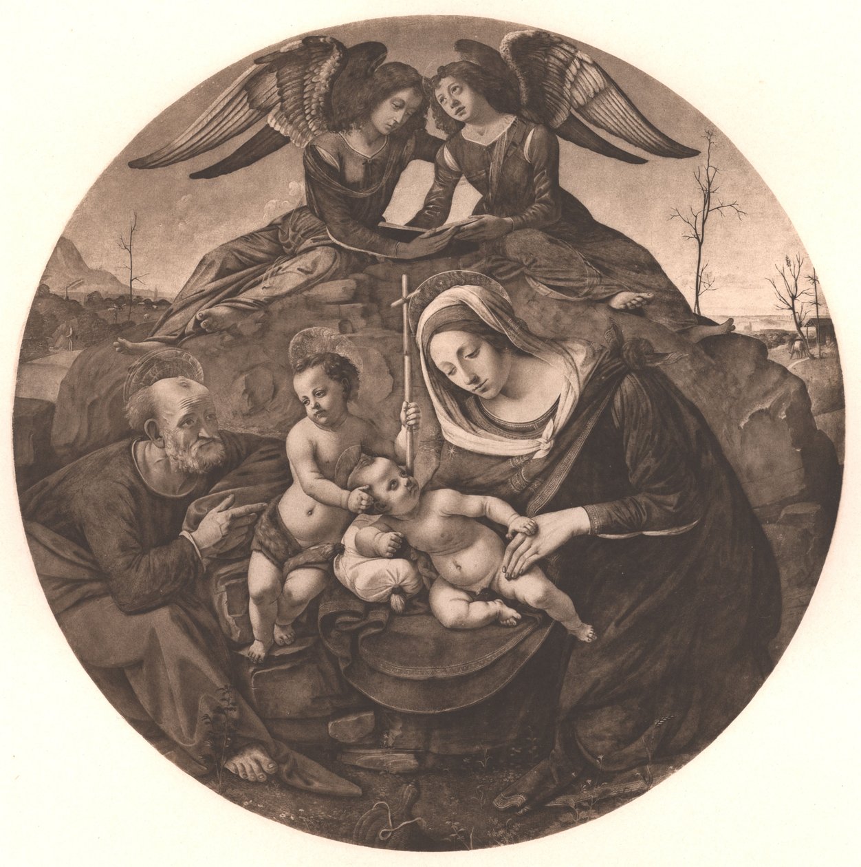 Święta Rodzina autorstwa Piero di Cosimo