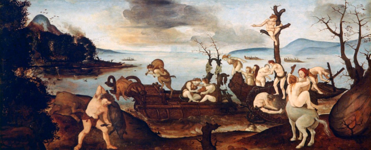 Powrót z polowania, 1505-1507. autorstwa Piero di Cosimo