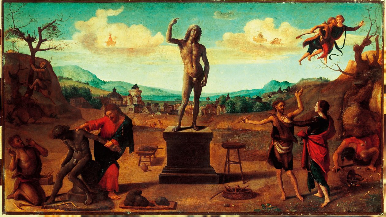 Mit o Prometeuszu, ok. 1515 r. (obraz) autorstwa Piero di Cosimo